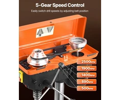 VEVOR 203,2mm stalo gręžimo presas, 500W motoras