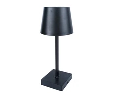 Stalinis LED šviestuvas (Juodas, pakraunamas, 26 cm)