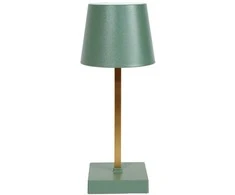 Šviestuvas stalinis liečiamas 10,5x26x10,5 cm žalias 3AAA Home Deco LA10489