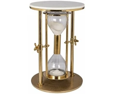 Staliukas TEMPUS 40, aukso/baltos sp.