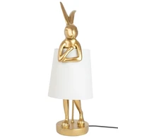 Stalo šviestuvas RABBIT, 88cm, E14, aukso/baltos sp.