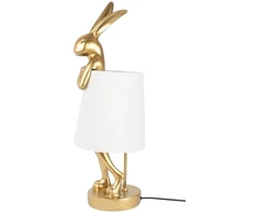 Stalo šviestuvas RABBIT, 88cm, E14, aukso/baltos sp.