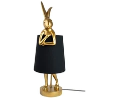 Stalo šviestuvas RABBIT, E14, aukso/juodos sp.