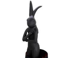 Stalo šviestuvas RABBIT, E14, juodas