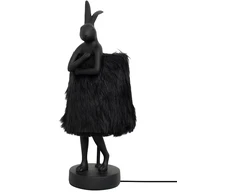 Stalo šviestuvas RABBIT FUR, 50cm, E14, aukso/juodos sp.