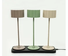 Stalo šviestuvų įkrovimo stotelė, juoda, 2000mA, 5V, 25280