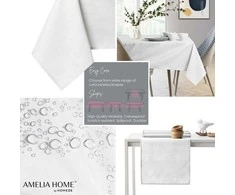 AmeliaHome Staltiesė 130×130 cm balta AH VESTA