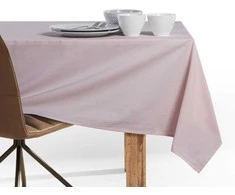 Staltiesė 140×340 cm pudrinė rožinė DK PURE