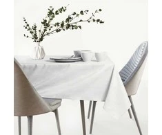 AmeliaHome Staltiesė 155×155 cm balta AH VESTA
