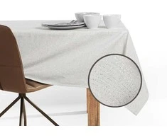 DecoKing Staltiesė 170×170 cm kreminė DK SPARKLE