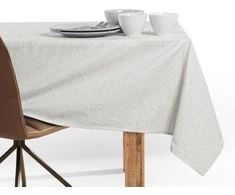 DecoKing Staltiesė kreminė 140×280 cm DK Sparkle