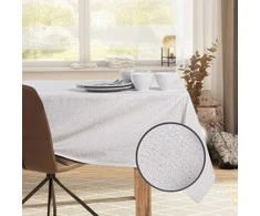 DecoKing Staltiesė ovali 160×200 cm, kreminės spalvos DK SPARKLE HMD