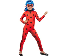 Stebuklingosios Boružėlės kostiumas mergaitėms - „Stebuklingoji Boružėlė ir juodasis Katinas" (Miraculous: Tales of Ladybug &amp; Cat Noir)