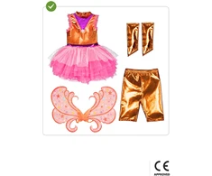 Stelos (Stella) kostiumas mergaitėms – Winx Club