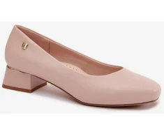 Step in style aukštakulniai bateliai iš odos imitacijos