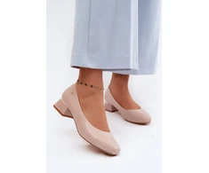 Step in style aukštakulniai bateliai iš odos imitacijos