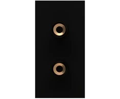 Stereo jungtis, juoda