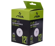 Stiga Ball Cup stalo teniso kamuoliukai, 12 vnt., 92800591804