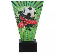 Stiklinis futbolo trofėjus Triumfas