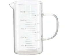 Stiklinis matavimo ąsotėlis 0,5 l su padalomis