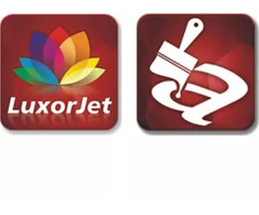 Stiklinis trofėjus su LuxorJet spalvota spauda, graviravimu ir dažų užpildymu