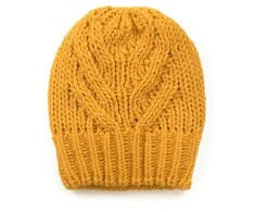 Stilinga prancūziška kepurė Mustard