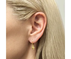 Stilingi auskarai Coral Gold