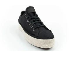 Stilingi ir patogūs moteriški Converse Chuck Taylor sportiniai bateliai-espadrilės, juodi