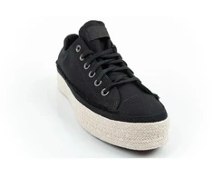 Stilingi ir patogūs moteriški Converse Chuck Taylor sportiniai bateliai-espadrilės, juodi