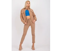 Striukė moterims-RV-KR-007.95P-camelowy