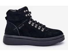 Suede vyrai' žieminiai batai Big Star OO174187 juodi