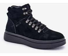 Suede vyrai' žieminiai batai Big Star OO174187 juodi