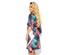 Suknelė Blue Mėlyna Navy mėlynas butterfly dress with belt Numoco
