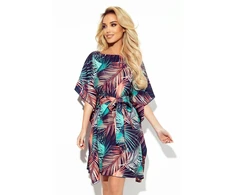 Suknelė Blue Mėlyna Navy mėlynas butterfly dress with belt Numoco