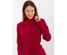 Suknelė bordo Makadamia – elegancijai ir jaukumui vėsesnėmis dienomis.