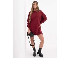 Suknelė bordo Makadamia – stiliui ir elegancijai vakarui.