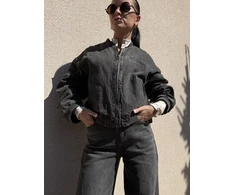Suknelė Džinsinis oversize bomberis