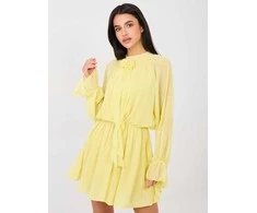 Suknelė elegantiška šviesiai geltona