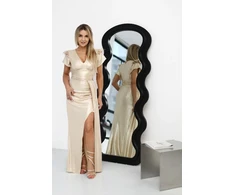 Suknelė ilga moterims elegantiška