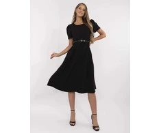 Suknelė juoda elegantiška ilgarankovė