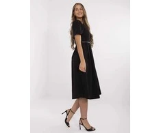 Suknelė juoda elegantiška ilgarankovė