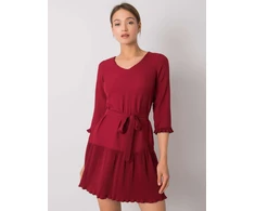 Suknelė-LK-SK-507733.80P-bordo