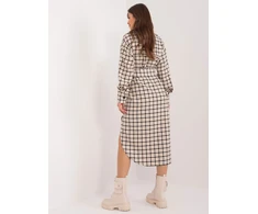 Suknelė-LK-SK-509521.48-juoda-smėlio spalvos