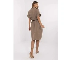 Suknelė rudos spalvos rudeniui – elegantiška ir patogi