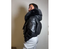 Suknelė Šilta striukė su kailiu