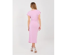 Suknelė šviesiai violetinė elegantiška kokteilinė