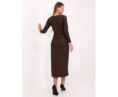 Suknelė Sukienka-IT-SK-21609.83-ciemny ruda
