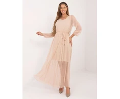 Suknelė Sukienka-IT-SK-21807.22-smėlio spalva