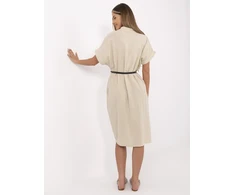 Suknelė Sukienka-MI-SK-A2494.99-smėlio spalva
