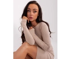 Suknelė šviesiai smėlio spalvos